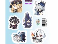 Наліпки Геншин Імпакт Genshin Impact №4-041