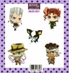 Наклейки Невероятные приключения Джо Джо Jojo's Bizarre Adventure №20-001