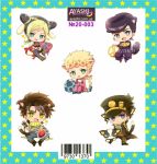 Наліпки Неймовірні пригоди Джо Джо Jojo's Bizarre Adventure №20-003