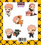 Наліпки Ітадорі Юдзі та Сукуна Магічна Битва Jujutsu Kaisen №19-003