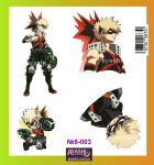 Наклейки Моя геройская академия Boku no Hero Academia Кацуки Бакуго №8-003