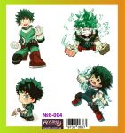 Наклейки Моя геройская академия Boku no Hero Academia Мидория №8-004
