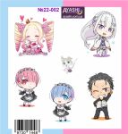 Наклейки Ре: Зеро Re Zero №22-002