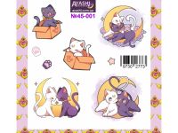 Наліпки Луна та Артеміс Сейлор Мун №45-001