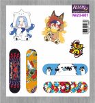 Наклейки SK8 the Infinity Скейт бесконечность №23-001