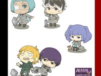 Наліпки Токійський гуль Tokyo Ghoul Отряд Qs №11-004