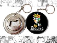 Открывашка-брелок круглая 58 мм OTKR-58-00040 Rick and Morty 