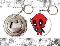 Відкривачка-брелок Дедпул DeadPool Marvel 58 мм OTKR-58-00043 