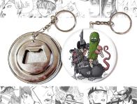 Открывашка-брелок круглая 58 мм OTKR-58-00046 Rick and Morty 