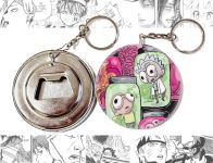 Открывашка-брелок круглая 58 мм OTKR-58-00047 Rick and Morty 