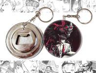 Відкривачка-брелок кругла 58 мм OTKR-58-00453 Death Note 