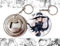 Открывашка-брелок круглая 58 мм OTKR-58-00838 Soul Eater