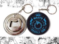 Відкривачка-брелок кругла 58 мм Сім смертних гріхів Seven Deadly Sins OTKR-58-01851