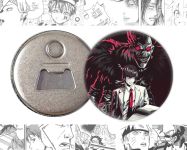 Відкривачка-магніт кругла 58 мм Death Note OTkM-58-00453