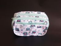 Пенал Хацуне Мику , белый с мелким принтом П001 20*12*8см 