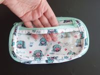 Пенал Хацуне Мику , белый с мелким принтом П001 20*12*8см 