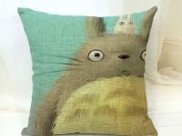 Подушка інтер'єрна 43*43 см Totoro Тоторо кольоровий