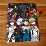 Скетчбук Evangelion Евангелион , Синдзи Икари, Рей , Аска и Мари SKBK-487