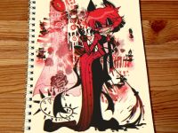 Скетчбук Готель Газбін Аластор Hazbin hotel SKBK-832