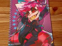 Скетчбук Отель Хазбин Аластор Hazbin hotel KBK-837 