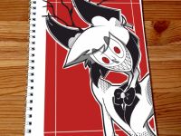 Скетчбук Отель Хазбин Аластор Hazbin hotel SKBK-840