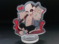 Акрилова фігурка Санс сидить з сокирою Undertale СТ-0011-06