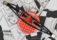 Браслет тройной №001 Акацуки аниме Naruto длина 19см