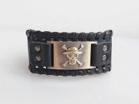 Браслет регульований широкий №007 Череп One Piece Великий куш