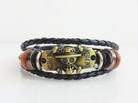 Браслет регулируемый №008 череп One Piece Большой куш 