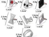 Кольца Геншин Импакт Genshin Impact №0014 Ху Тао , 7 шт