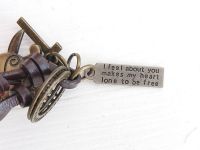 Кулон One Piece Санджи с черепом Кок №0027 на кожаном шнурке