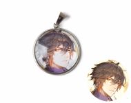 Кулон Genshin Impact Чжун Лі №945-0038 , 25мм, з чорним шнурком