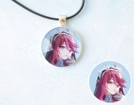Кулон Genshin Impact Розария , №945-0052 , 25мм, с черным шнурком
