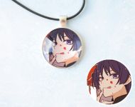 Кулон Genshin Impact Скарамучча , №945-0055 , 25мм, с черным шнурком