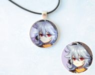 Кулон Genshin Impact Рэйзор , №945-0063 , 25мм, с черным шнурком