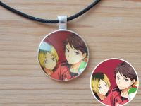 Кулон Волейбол!! Haikyuu!! №945-0103 , 25мм, з чорним шнурком