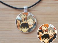 Кулон Волейбол!! Haikyuu!! №945-0110 , 25мм, с черным шнурком