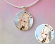 Кулон Genshin Impact Нін Гуан №946-0113 , 25мм, з білим шнурком