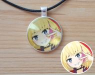 Кулон Пріоритет Чудо-Яйця Wonder Egg Priority №945-0121 , 25мм, з чорним шнурком