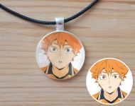 Кулон Волейбол!! Haikyuu!! Шоё Хината №945-0124 , 25мм, с черным шнурком