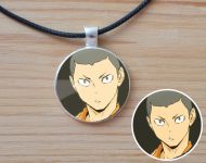 Кулон Волейбол!! Haikyuu!! Рюноске Танака №945-0134 , 25мм, з чорним шнурком
