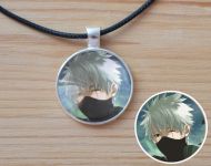 Кулон Naruto Наруто Какаши №945-0135 , 25мм, с черным шнурком