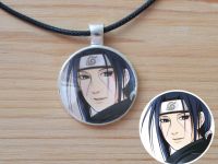 Кулон Naruto Наруто Ітачи №945-0138 , 25мм, з чорним шнурком