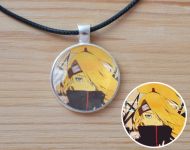 Кулон Naruto Наруто Дейдара №945-0143 , 25мм, с черным шнурком