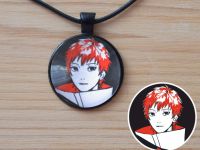 Кулон Naruto Наруто Сасорі №944-0163, 25мм, з чорним шнурком