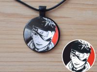 Кулон Naruto Наруто Обито №944-0165 , 25мм, с черным шнурком