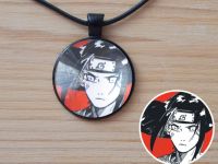 Кулон Naruto Наруто Хината №944-0167 , 25мм, с черным шнурком