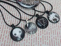 Кулон Evangelion №944-0184, 25мм, з чорним шнурком