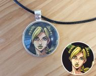 Кулон Неймовірні пригоди ДжоДжо Jojo's Bizarre Adventure Джолін Куджо №945-0193 , 25мм