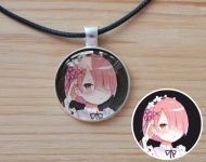 Кулон Рам Ре: Зеро Re Zero №945-0215 , 25мм, з чорним шнурком